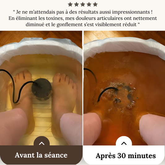 Foot Spa de Meclifecare | Détossifie ton corps des impuretés et métaux lourds